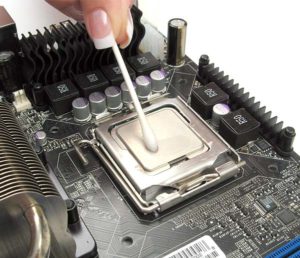 getting rid of thermal paste